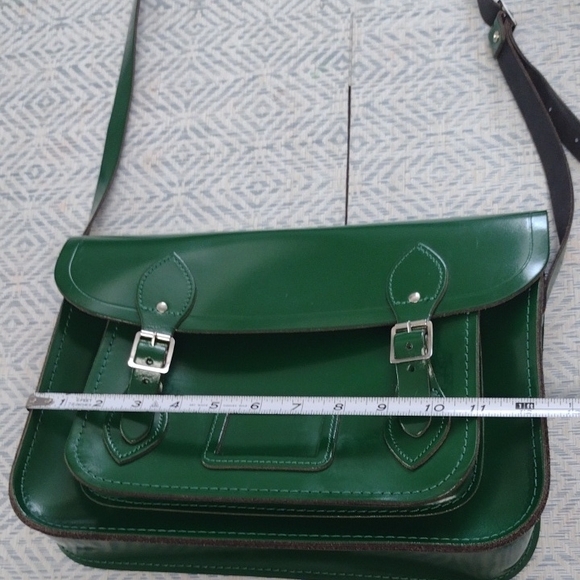 The Cambridge Satchel Company, Green Leather Satchel - Picture 11 of 16